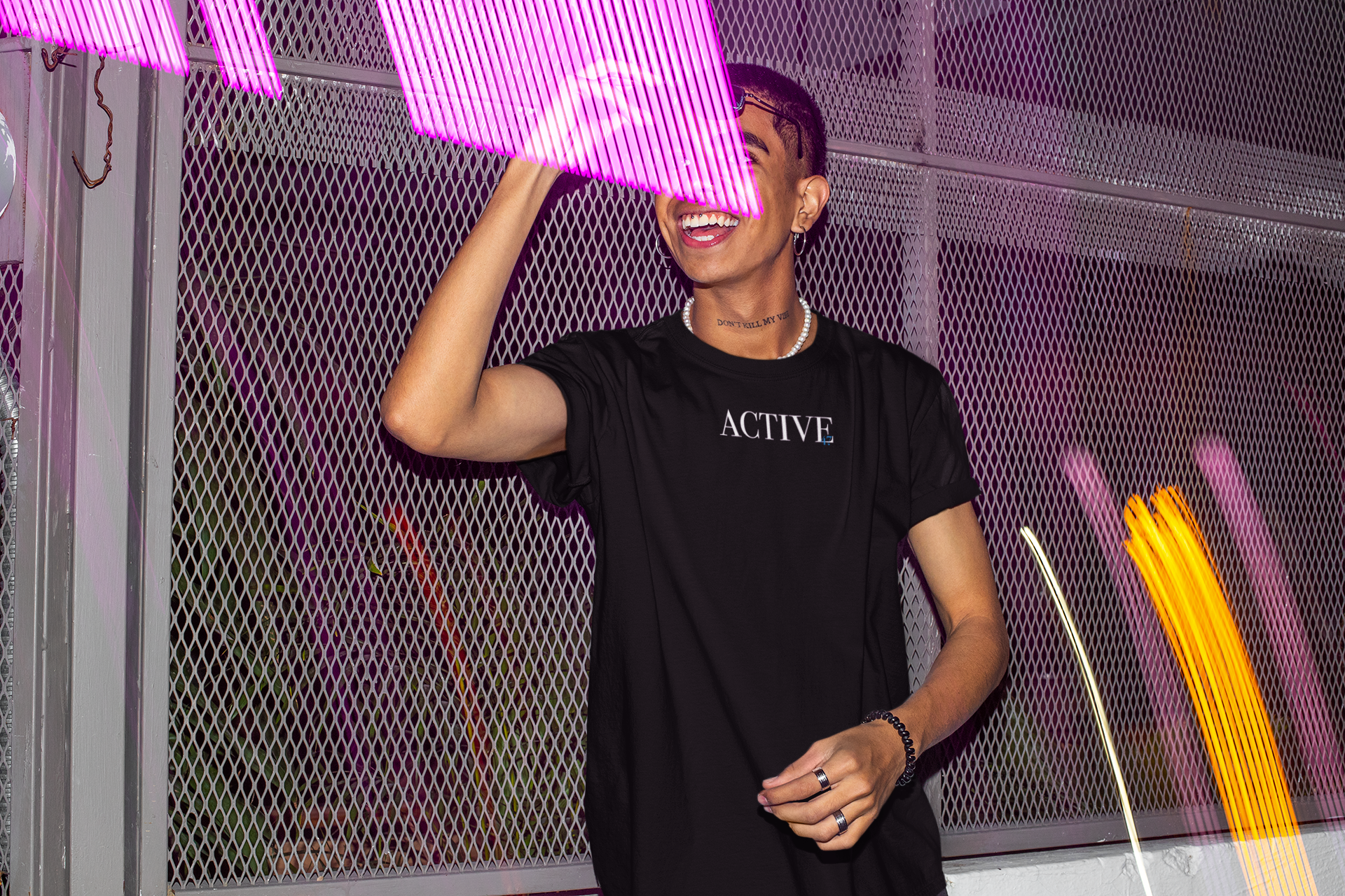 Black active Tee